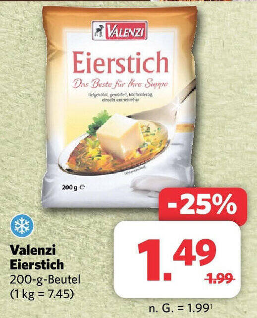 Combi Valenzi Eierstich 200-g-Beutel Angebot