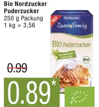 Marktkauf Bio Nordzucker Puderzucker 250 g Packung Angebot