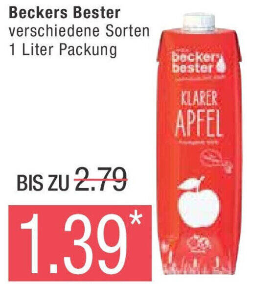 Marktkauf Beckers Bester 1 Liter Packung Angebot