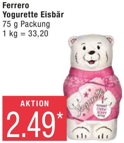 Marktkauf Ferrero Yogurette Eisbär 75 g Packung Angebot