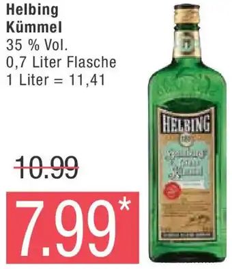 Marktkauf Helbing Kümmel 0,7 Liter Flasche Angebot