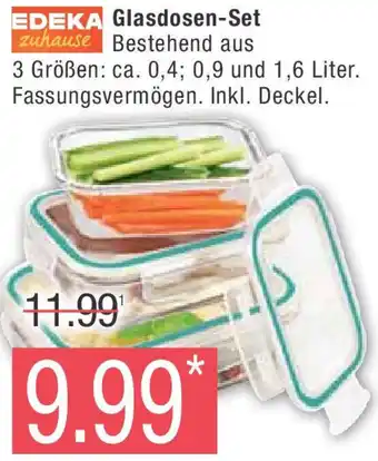 Marktkauf EDEKA zuhause Glasdosen-Set Angebot