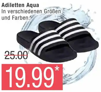 Marktkauf Adidas Adiletten Aqua Angebot