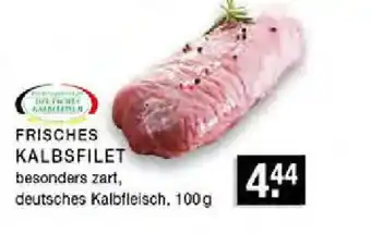 E-Center FRISCHES KALBSFILET besonders zart, deutsches Kalbfleisch, 100g Angebot