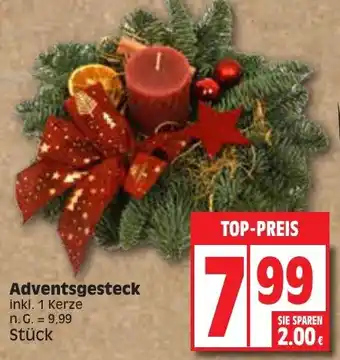 Edeka Adventsgesteck Angebot