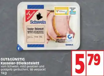 Edeka GUT&GÜNSTIG Kasseler-Stielkotelett 1 kg Angebot