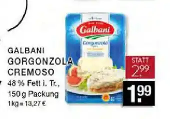 E-Center GALBANI GORGONZOLA CREMOSO 48 % Fett i. Tr., 150 g Packung Angebot