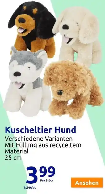 Action Kuscheltier Hund Angebot