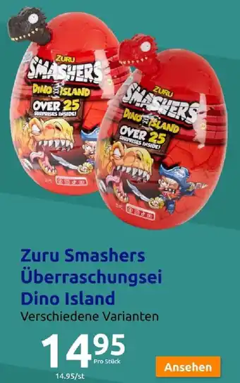 Action Zuru Smashers Überraschungsei Dino Island Angebot