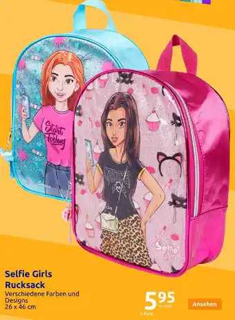 Action Selfie Girls Rucksack Angebot