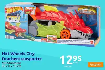 Action Hot Wheels City Drachentransporter Angebot