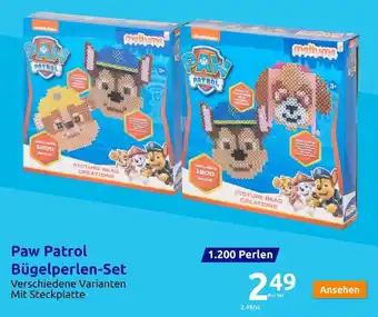 Action Paw Patrol Bügelperlen-Set 1.200 Perlen Angebot