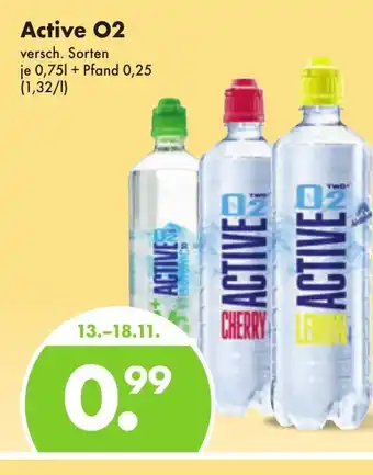 Trink und Spare Active 02 versch. Sorten je 0,75L Angebot