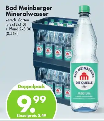 Trink und Spare Bad Meinberger Mineralwasser 2*12*1L Angebot