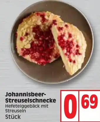 Edeka Johannisbeer-Streuselschnecke Angebot