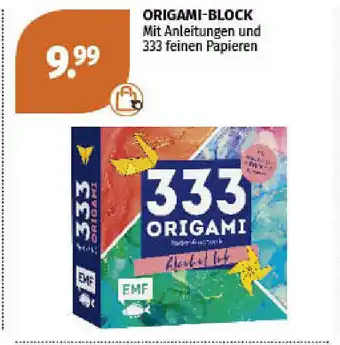 Müller Origami-block Angebot