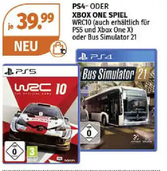 Müller PS4- oder xbox one spiel Angebot