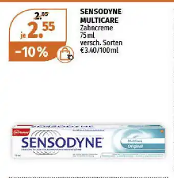 Müller Sensodyne multicare 75ml Angebot