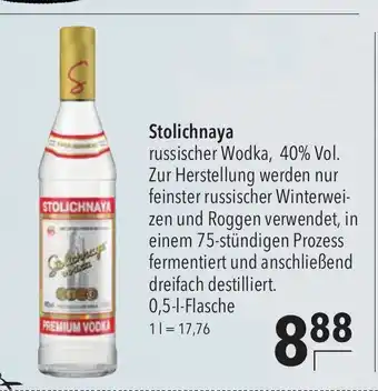 CITTI Markt Stolichnaya vodka 500ml Angebot