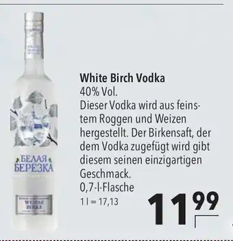 CITTI Markt White Birch Vodka 700ml Angebot