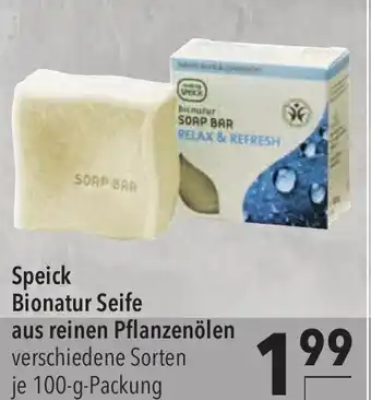 CITTI Markt Speick BionaturSeife aus reinen Pflanzenolen 100g Angebot