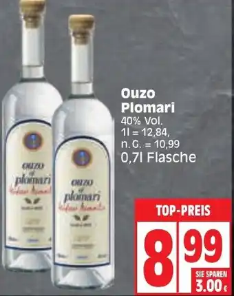 Edeka Ouzo Plomari 0,7 L Flasche Angebot