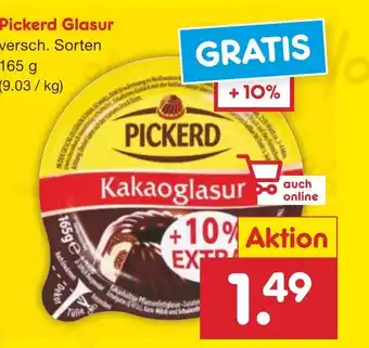 Netto Marken-Discount Pickerd Glasur versch. Sorten 165 g Angebot