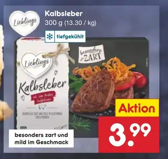 Netto Marken-Discount Lieblings Kalbsleber 300 g Angebot