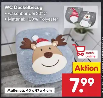 Netto Marken-Discount WC Deckelbezug Maße: ca. 43 x 47 x 4 cm Angebot