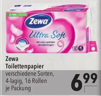 CITTI Markt Zewa Toilettenpapier 16 rollen Angebot