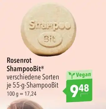 CITTI Markt Rosenrot ShampooBit 55g Angebot