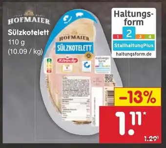 Netto Marken-Discount HOFMAIER Sülzkotelett 110 g Angebot