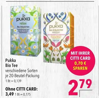 CITTI Markt Pukka Bio Tee 20st Angebot