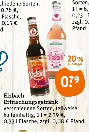 tegut Eizbach Erfrischungsgetrank 330ml Angebot