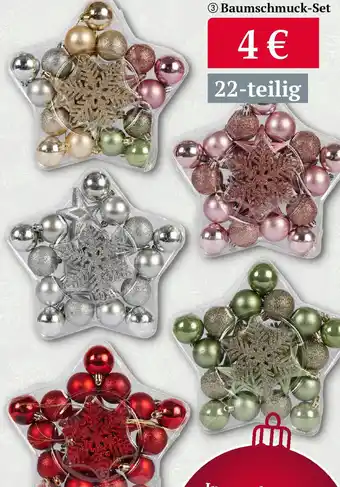 Woolworth Baumschmuck-Set 22-teilig Angebot