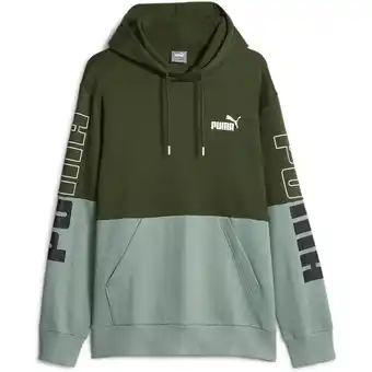 Intersport Puma herren kapuzensweat power colorblock hood myrtle xxl Angebot