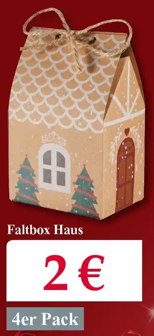 Woolworth Faltbox Haus 4er Pack Angebot