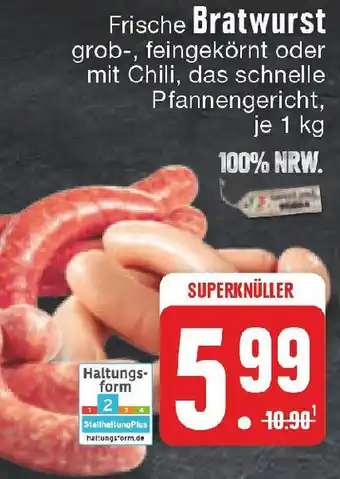 Edeka Frische Bratwurst 1 kg Angebot