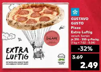 Kaufland GUSTAVO GUSTO Pizza Extra Luftig 310-355 g Packg. Angebot