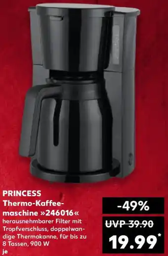 Kaufland PRINCESS Thermo-Kaffeemaschine 246016 Angebot