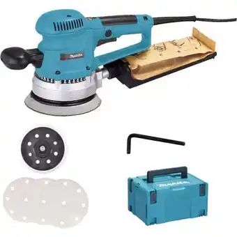 ManoMano Makita bo6030jx exzenterschleifer im makpac gr. 3, 310 w, 150 mm Angebot