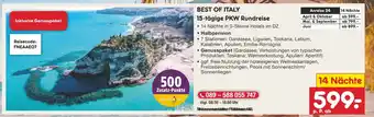 Netto Marken-Discount BEST OF ITALY 15-tägige PKW Rundreise Angebot