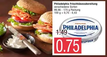 Marktkauf Philadelphia Frischkäsezubereitung 99,96-175g Angebot