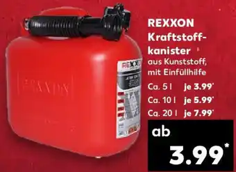 Kaufland REXXON Kraftstoffkanister Angebot