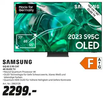 MediaMarkt SAMSUNG GQ 65 S 95 CAT 4K OLED TV Angebot