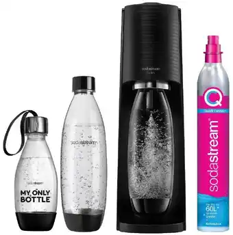 Euronics Sodastream terra vorteilspack mit 3 flaschen trinkwasser-sprudler schwarz Angebot