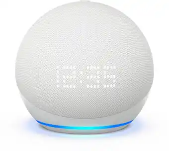 Euronics Amazon echo dot (5.gen.) mit uhr streaming-lautsprecher weiß Angebot