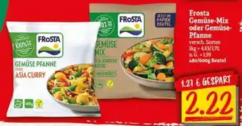 NP Discount Frosta Gemüse-Mix oder Gemüse-Pfanne 480/600g Angebot