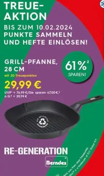 NP Discount Berndes RE-GENERATION GRILL-PFANNE, 28 CM Angebot