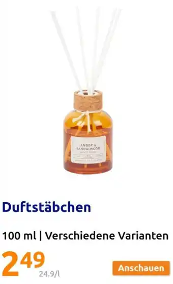 Action Duftstäbchen 100 ml Angebot